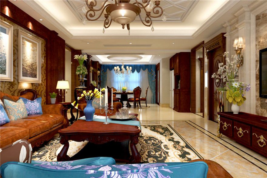 邯鄲裝修案例御趙金臺(tái)歐式180